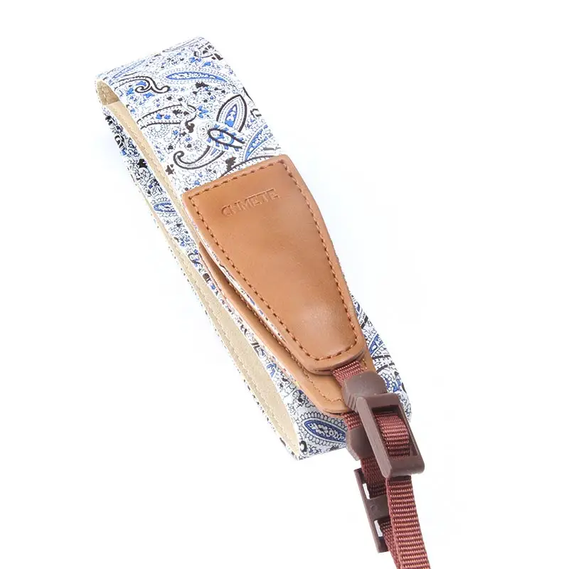 Customized Thick Durable Wholesale Colorful Beautiful Leather Camera Straps Shoulder