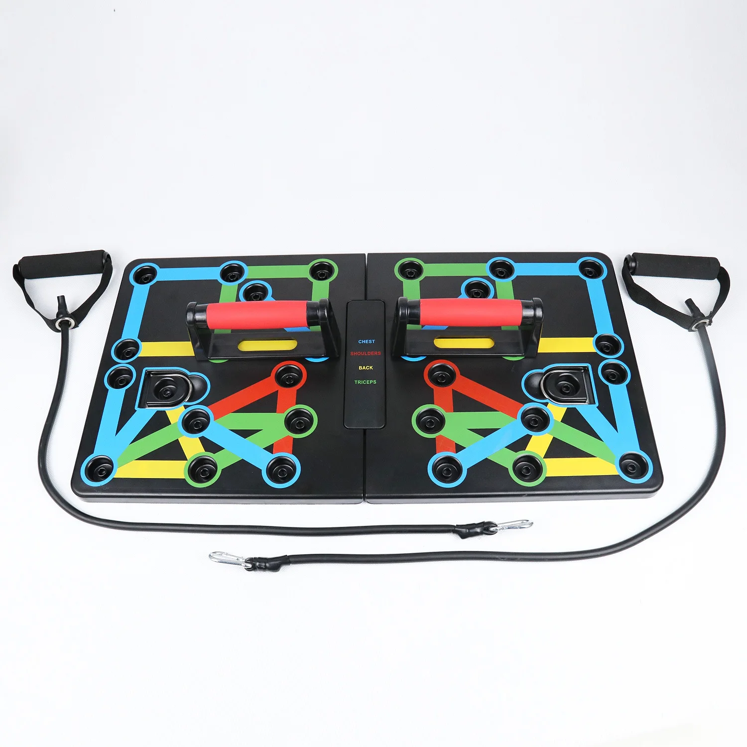 Julyfit Custom Logo Portable Foldable Push Up Board Abdominal Training Push Up Board