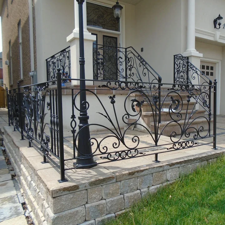 Used wrought iron railing for sale