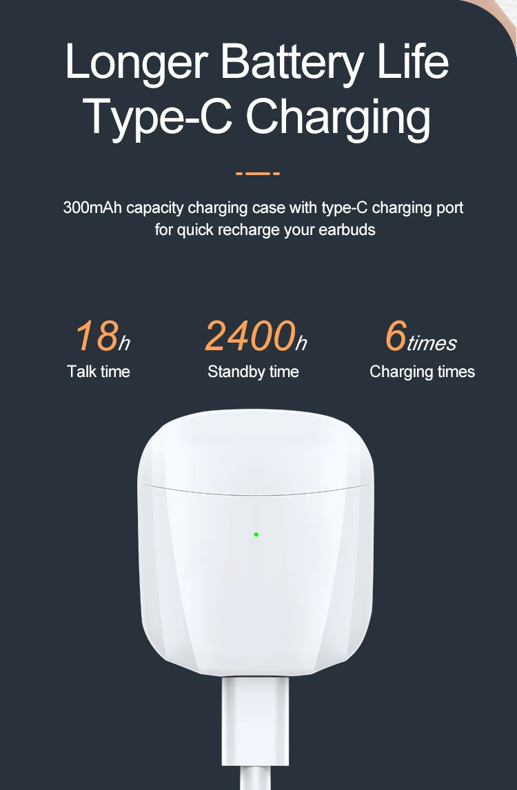 Wireless ENC Earphones & Headphones TWS 5.0 Gaming in-ear OEM ODM Earphone Headphone Headsets Earbuds Earphone for iphone