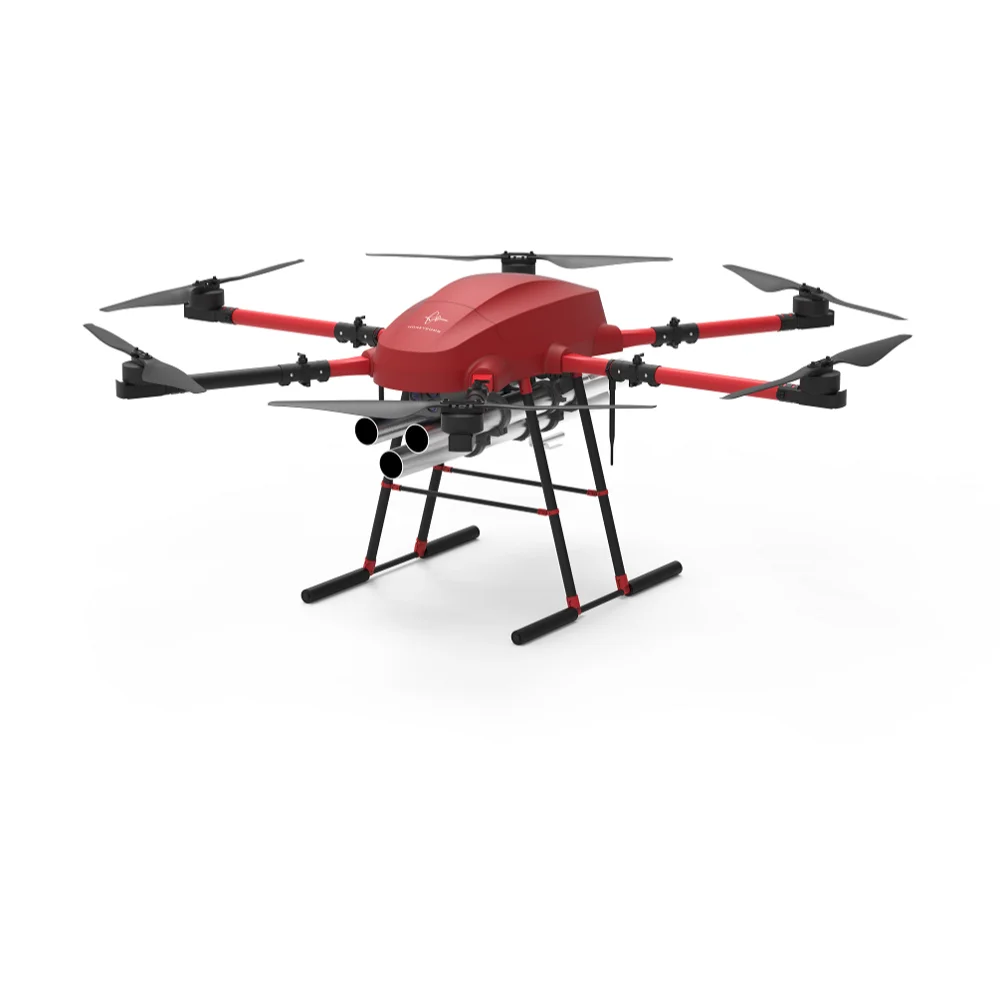 
High-lift Fire-Extinguisher Drone and UAV for High-rise Building Fire 
