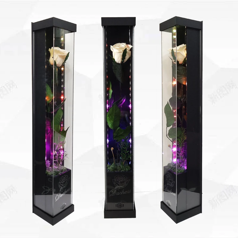 Wholesale Music Sensitive, Infinity Eternity Forever Preserved Stem Single Long Rose Box