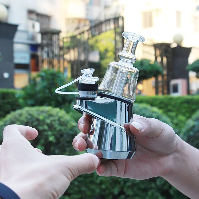 
New Arrival Portable 2600mAh wax vaporizer SOC glass vape tank smoking vape 