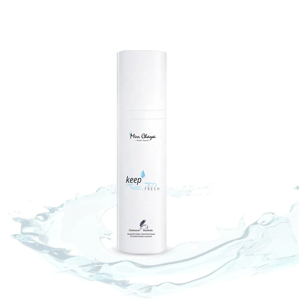 
MISS CHAYA The Fresh Creamy Foam Face Wash Oatmeal Organic Baobab Fruit Green Tea Pine Bark Thailand Beauty Products 