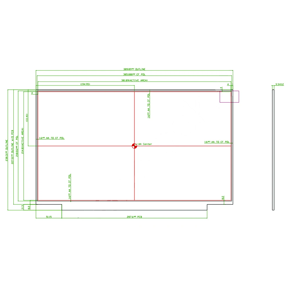 EDP 30 pins 17.3 Inch FHD Lcd Screen IPS Panel 1080P TFT-LCD Display Module for Laptop Display NV173FHM-N46