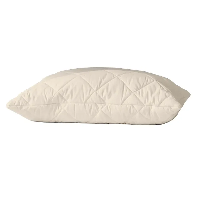 Wholesale High quality Customization Luxury Solid Color neck pillow wholesale washable pillow organic wool pillow