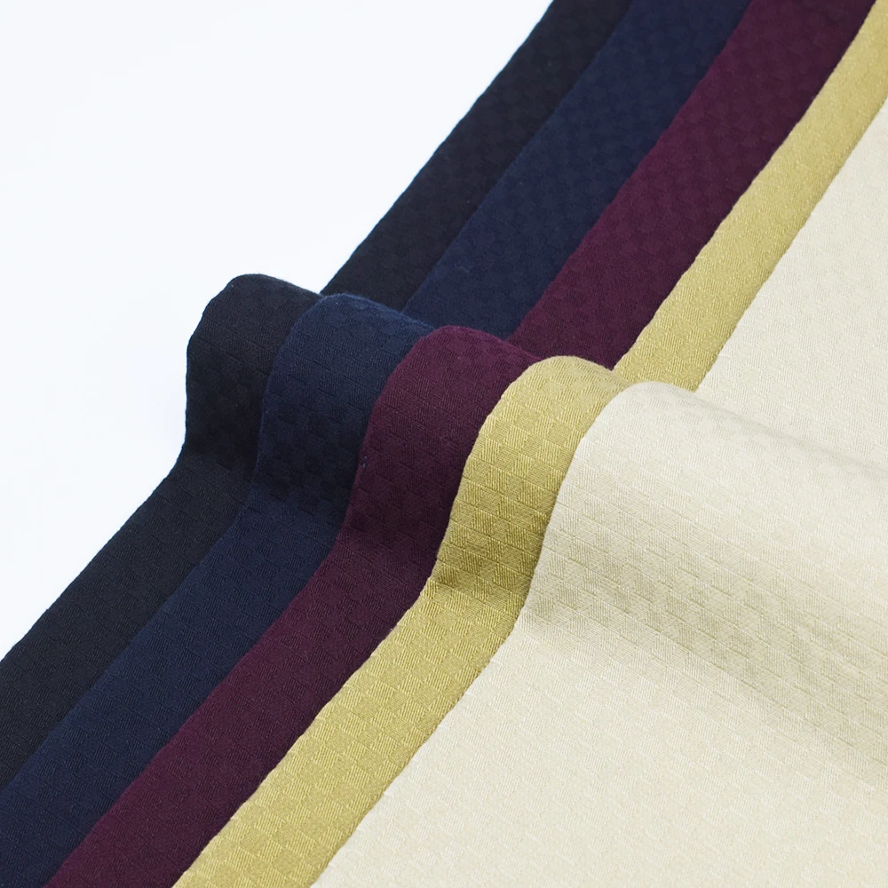 cotton modal  spandex soft touch feeling dobby design mens trousers fabric from China wholesale supplier