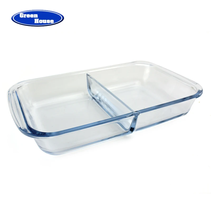 Taking Away Rectangular Glass Baking Dish & Tray