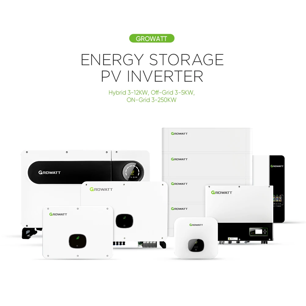 Growatt Hot Sale 30 50 80 100kw Solar Inverter Mppt Grid Tie 3P Solar Inverter