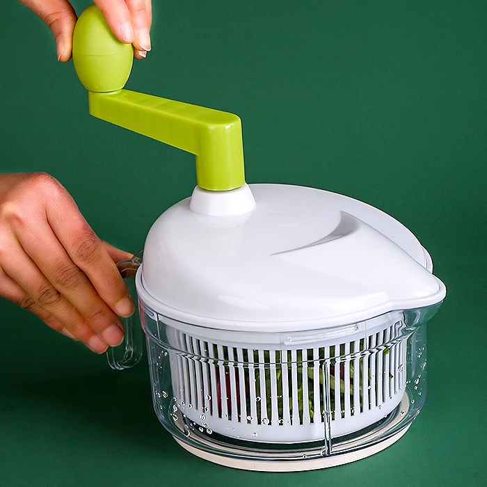 Kitchen Food Processor 3-Blades Salad Chopper And Spinner Vegetable Super Slicer Multipurpose Cutter Dicer