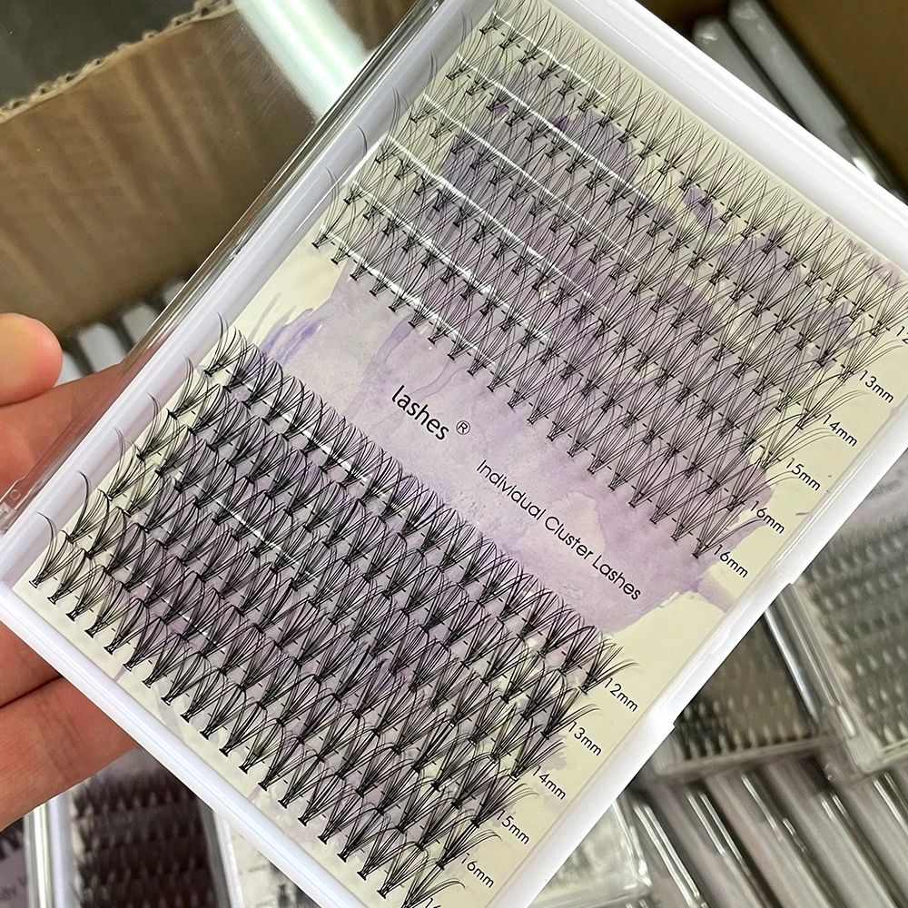 Self Grafting Lashes Handmade Individual Cluster Eyelash Extension Professional Segmented Eyelash