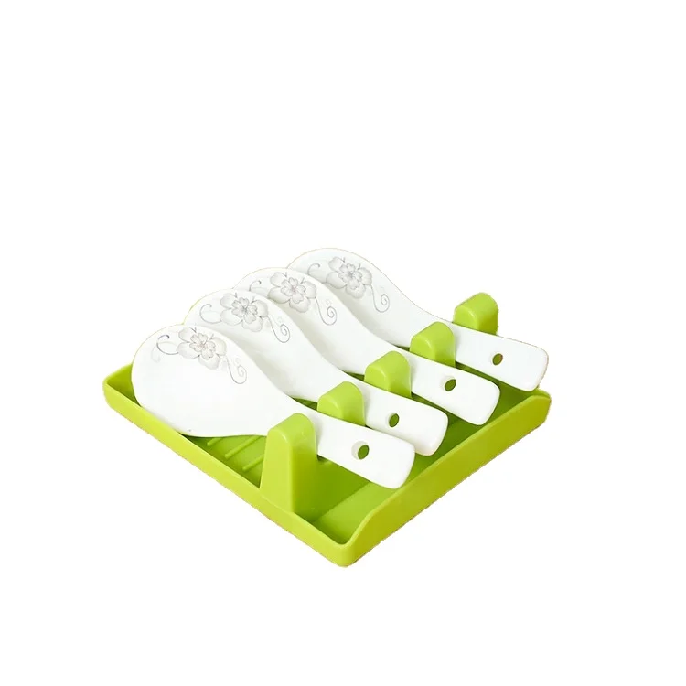 Kitchen gadgets holder non-slip heat resistant pot clip kitchen utensil spoon holder rest