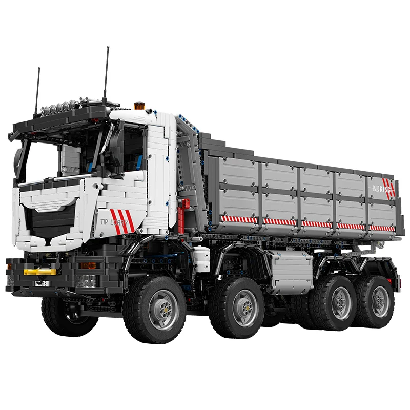 MOULD KING 19013 Technical APP RC Car Motor DIY Bricks engineering vehicle Pneumatic Dump Truck Building Blocks For Boys
