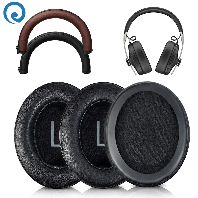 High quality lambskin leather Replacement ear pads Earpad cushions For MOMENTUM 3 3.0 Wireless on ear Headphone