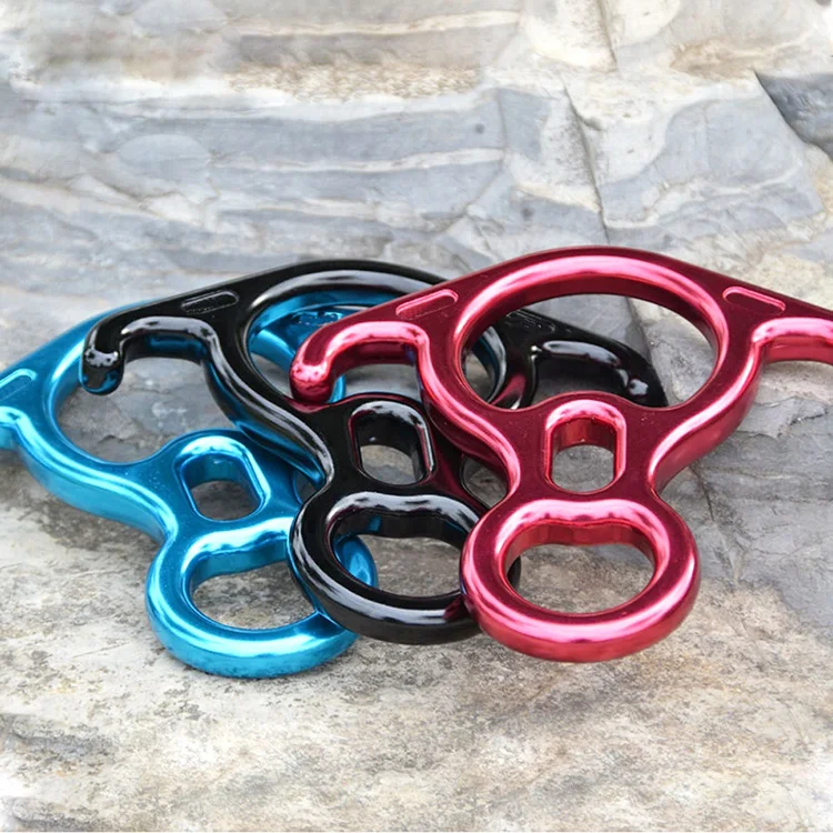 50kN rescue figure 8 descender for rappelling belaying mountaineering