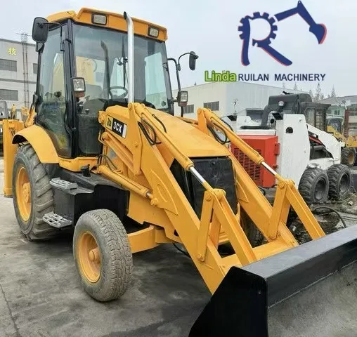 Импортный 90% новый 7-тонный импортный экскаватор-погрузчик JCB 3CX 4x4 британский бренд подержанный jcb 4CX