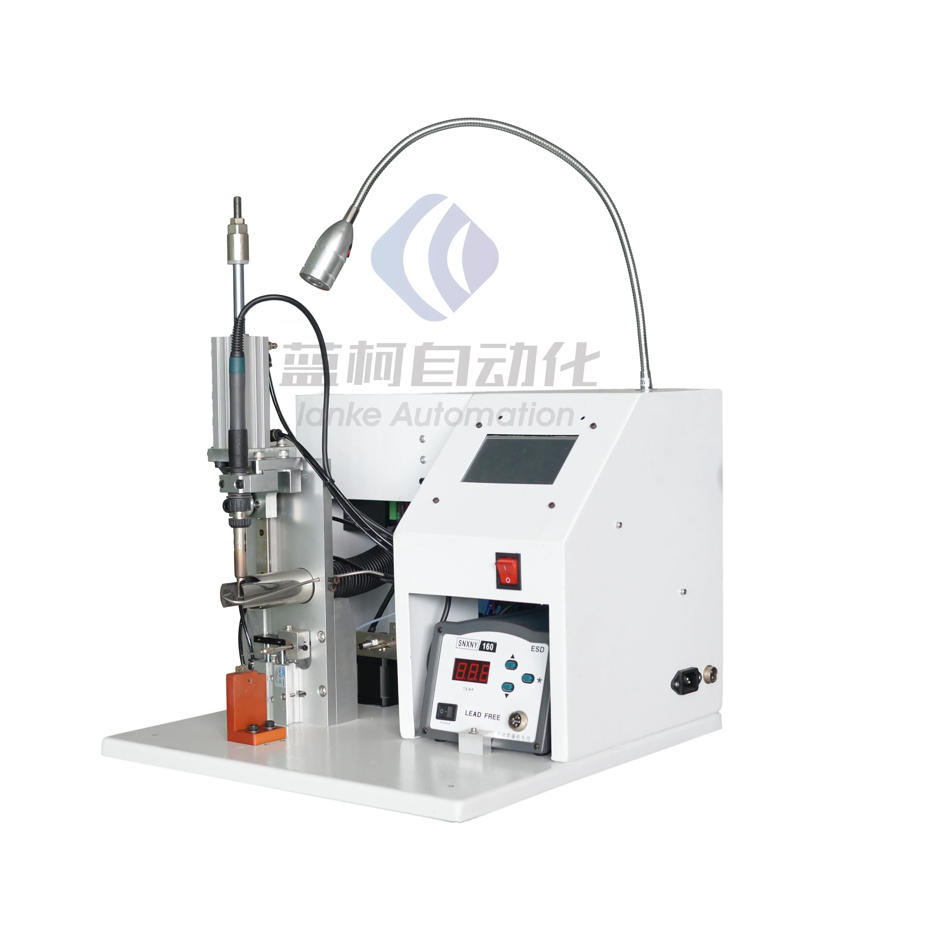 Semi automatic pcb usb wire soldering machine