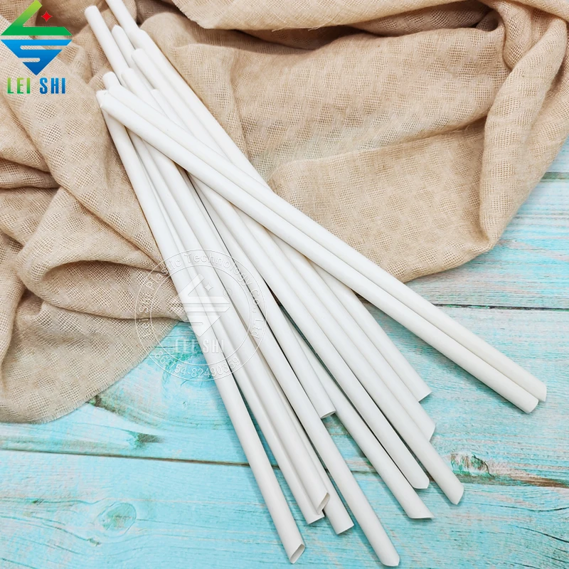 Bamboo biodegradable material 8*230mm degradable coffee drinking straws