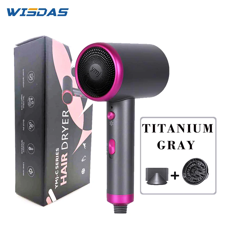 High Quality Travel Hair Dryer Quiet Foldable Professional Salon Hair Dryer For Kids Or Students Use