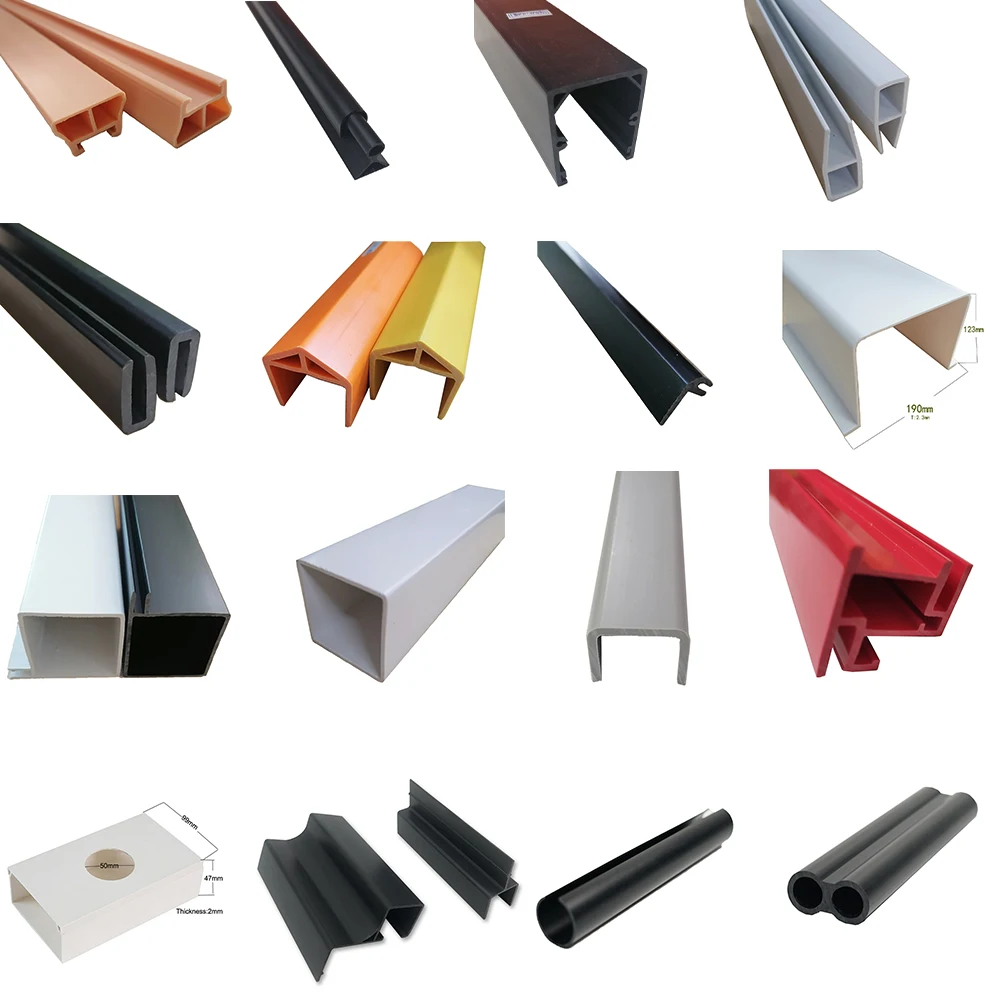 Customized Size profil window pvc Industrial Design Extruded Plastic Profiles in PVC Material for Apartment Use