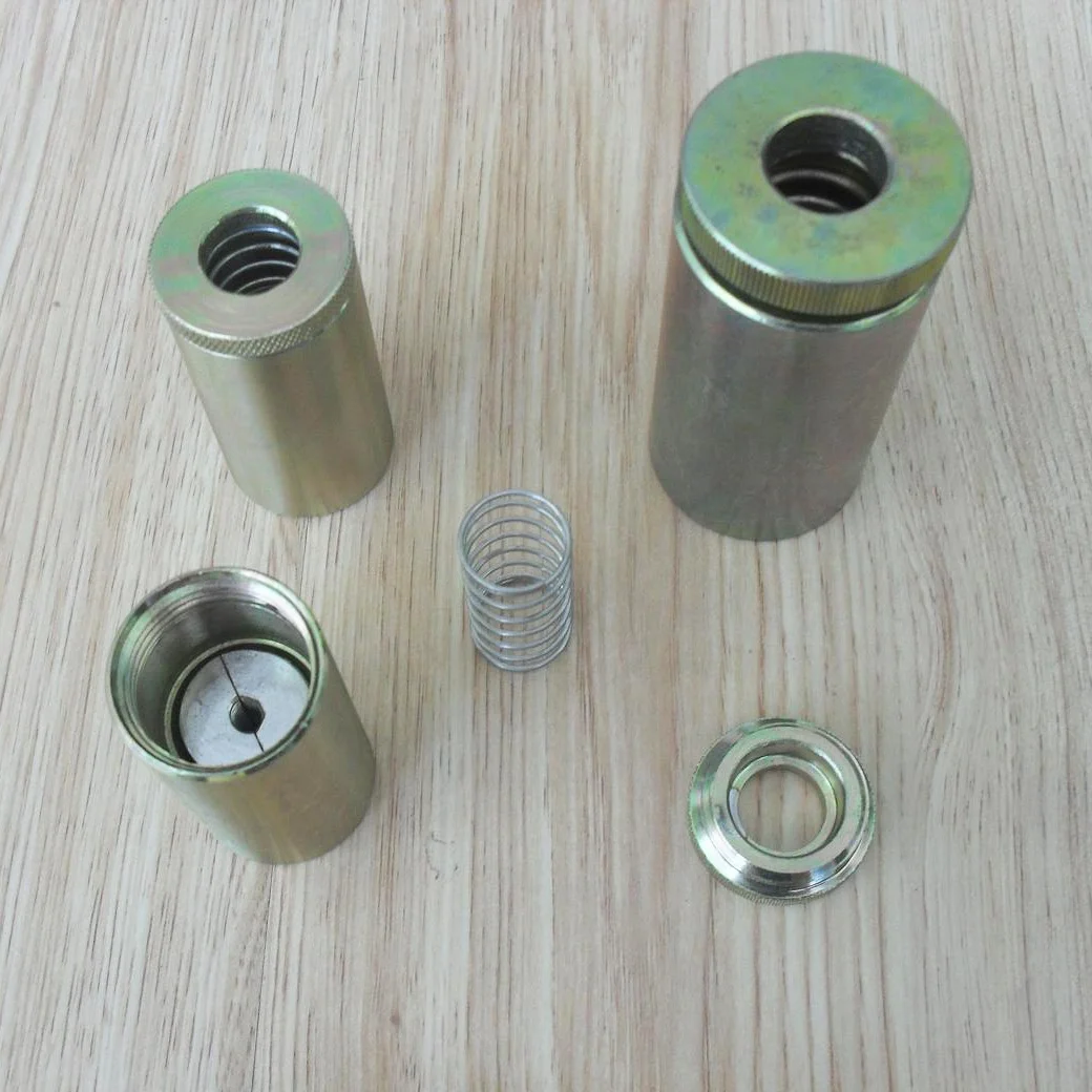 Prestressed springs screws wedge anchor for 8mm helical PC wire and 7.9mm PC strand