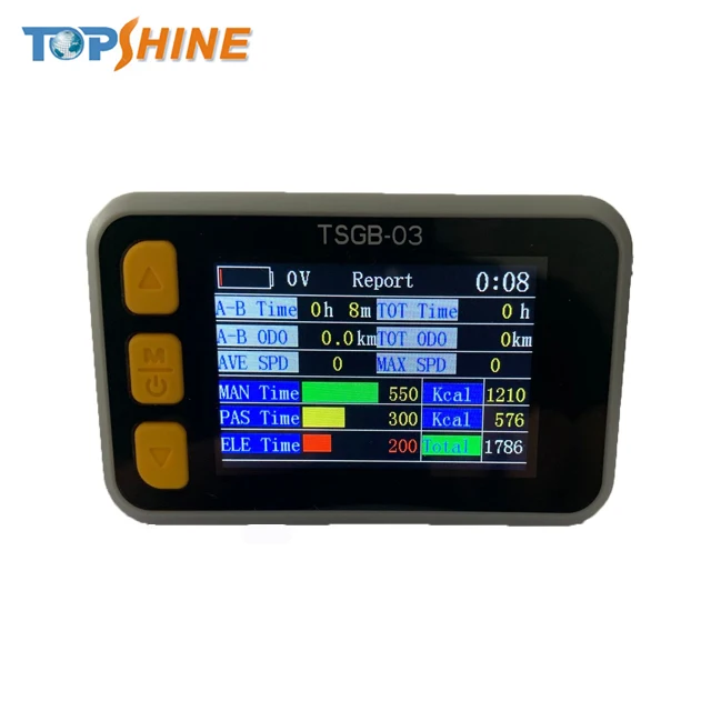 Digital odometer Electric Bike colorful GPS LCD display with customizable startup logo