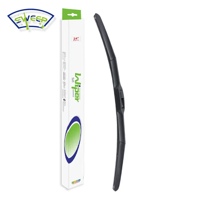 SWEEP  HY-302 Perfect Wiper Blade Natural Rubber Car Accessories Auto Soft Universal Hybrid Windshield Wiper Blades