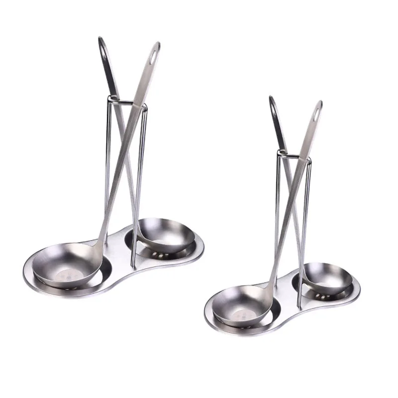 Stainless steel spoon rack hot pot spoon rack hotel kitchen soup rack stainless steel drain kitchenware