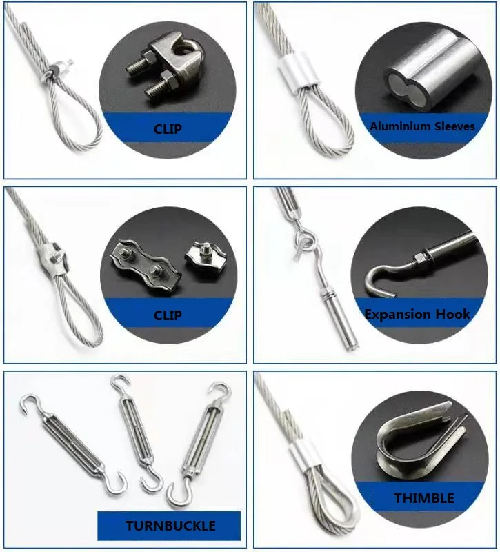 Wire rope accessories 304 4mm stainless steel turnbuckle