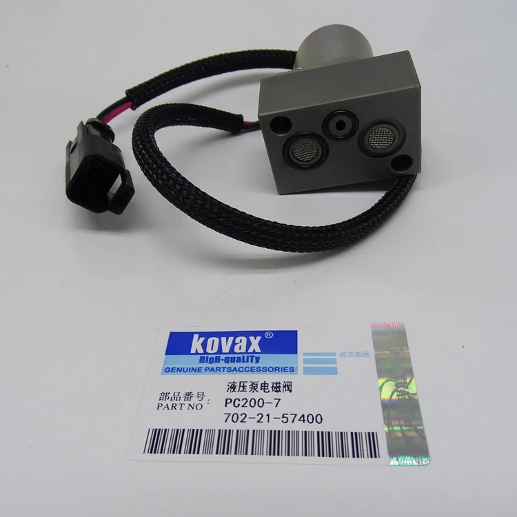 K0VAX PC200-7 702-21-57400 детали Экскаватора гидравлический насос электромагнитный клапан PC220-7 PC300-7