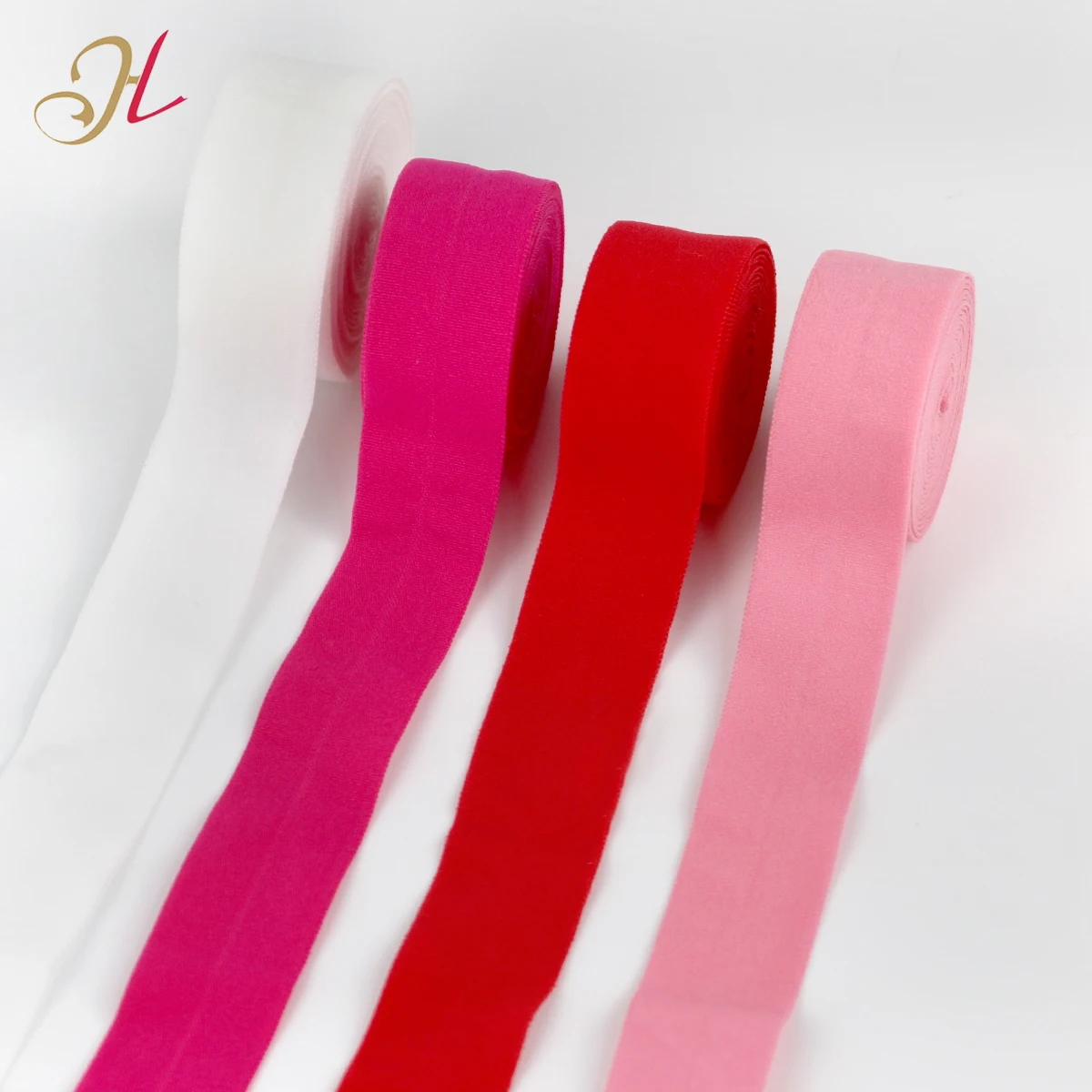 Eco-freindly 2.0Cm Nylon Spandex Webbing Binding Edge Tape Down Jacket Cuffs Strap Webbing