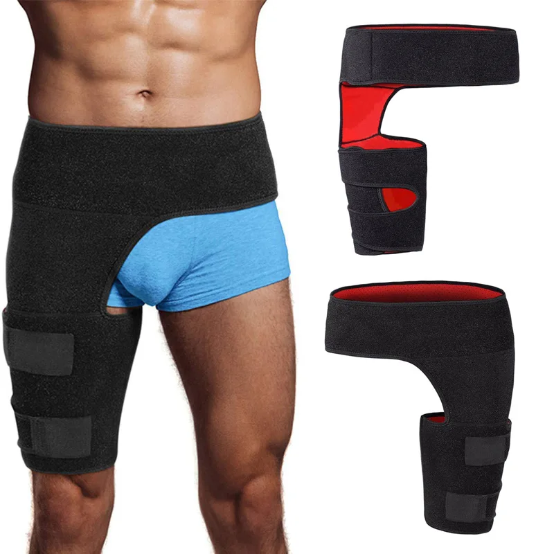 Hip Brace Thigh Compression Sleeve | Hip Sciatica Pain Relief Device Brace | Compression Sleeve Wrap for Sciatic Nerve Relief