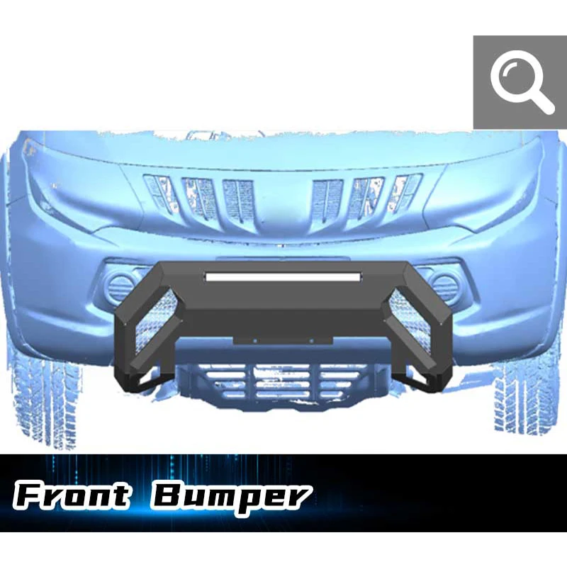 JFC-41409 excellent quality 4X4 off road car Front Bumper apply to Mitsubishi Triton L200 2015