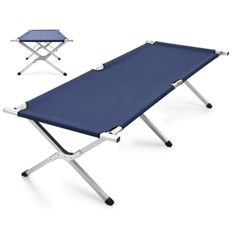 Fold-able easy carrying aluminum and metal folding bed stretcher military bed army cot folding camping bed