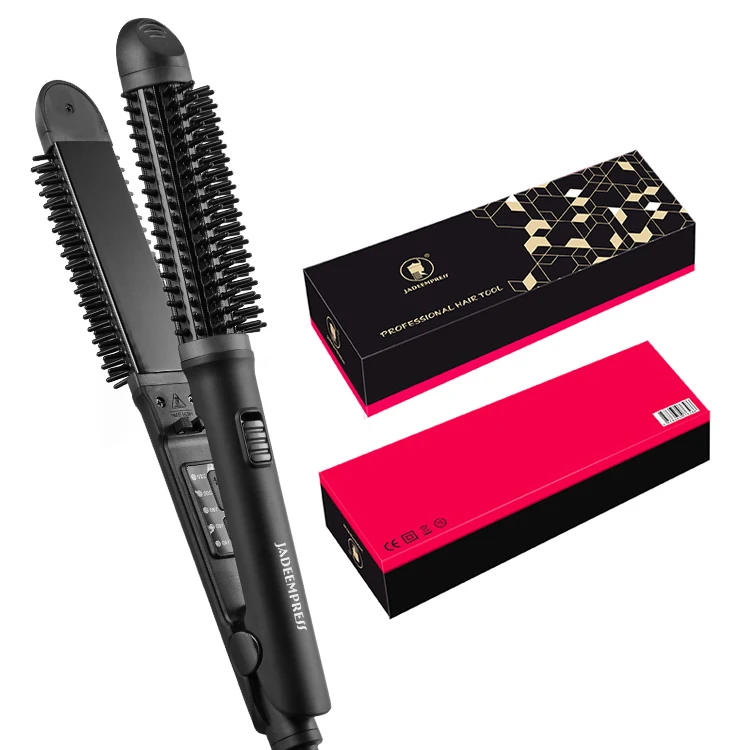 Multi Women Hair Scalp Massage Hairbrush Salon Hairdressing Styling Tools 2 In 1 Hair Straightener And Hair Comb