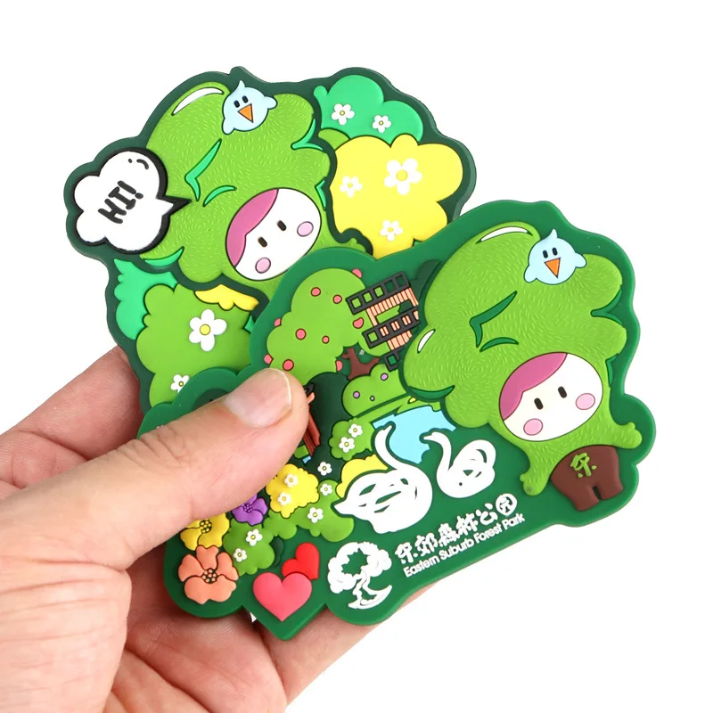 Oem 3d pvc fridge magnet refrigerator custom fridge magnet business logo different countries tourism souvenirrs fridge magnet