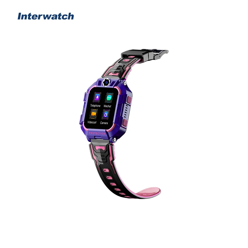 Interwatch W14 IPS1.4 inch kid smart watch ABS+PC cover 2D, ZIF 15PIN children tracker IP70 water-proof smart watch kids 4g call
