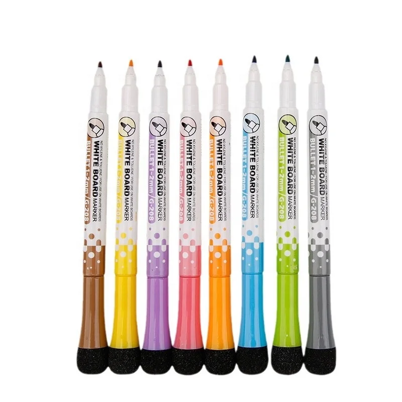 JWXJT Customization Cheap Dry Erase Assorted Colored Whiteboard Erasable Dry Erase Whiteboard Markers for school