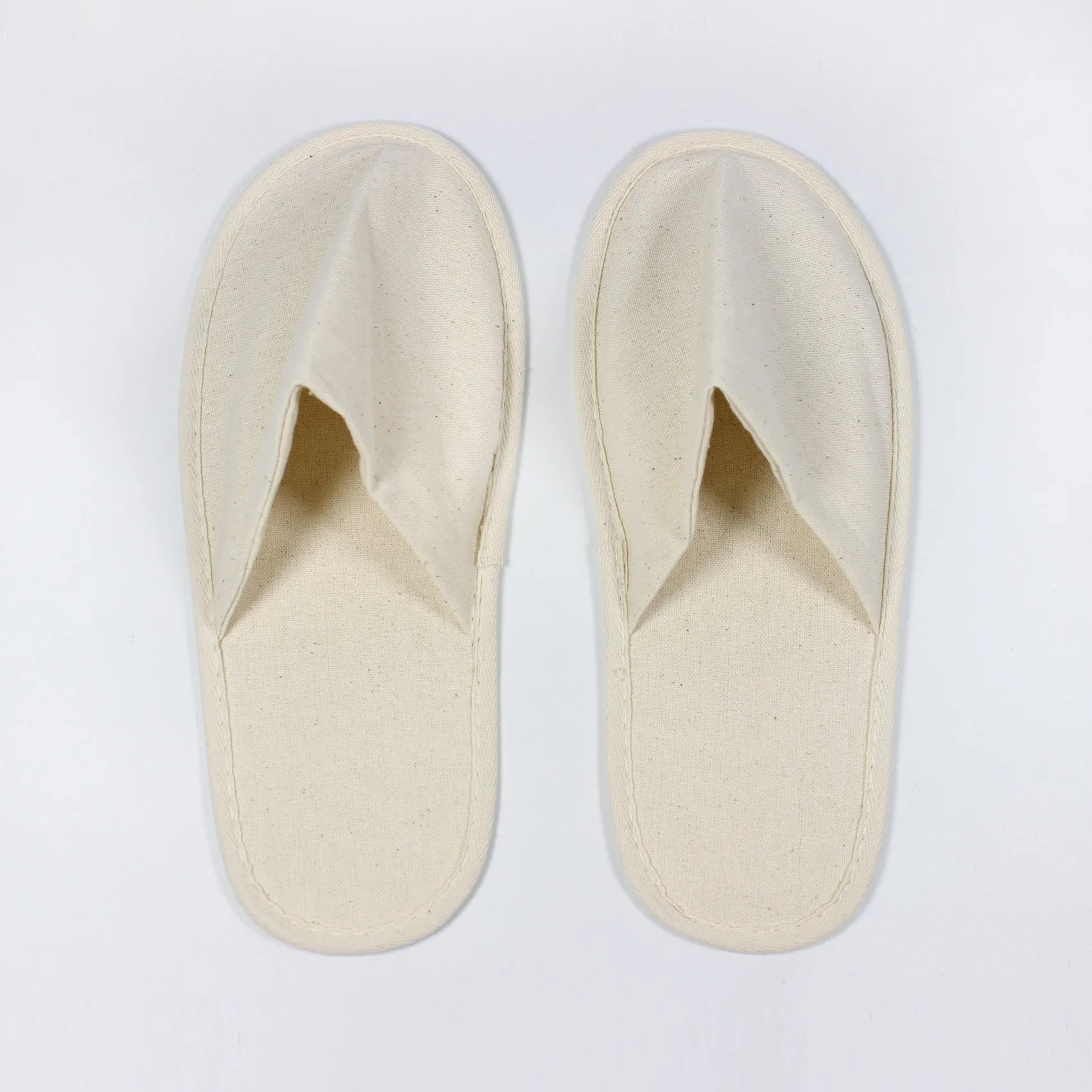 Hotel Slippers 100% ECO Slippers Closed Toe Disposable Slippers No Eva No Sponge No Polyester No Plastic No Glue