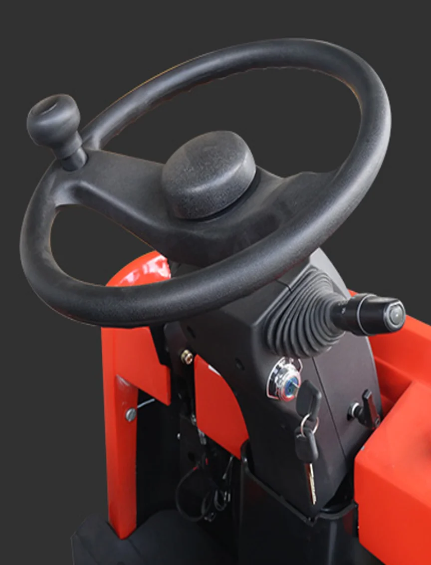 3-тонный Электрический буксировочный трактор, сидячий буксировочный грузовик для трейлера, склада, аэропорта, багажа, буксировочный грузовик