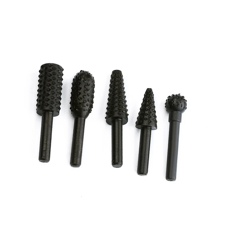 Набор сверл из углеродистой стали для деревообработки, 6 мм, хвостовик 1/4 дюйма, 5 шт.