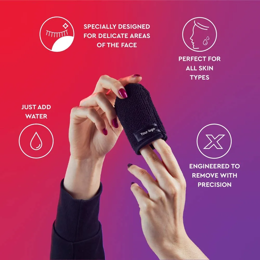 Коврик из микрофибры для снятия макияжа под глазами, 4 шт.