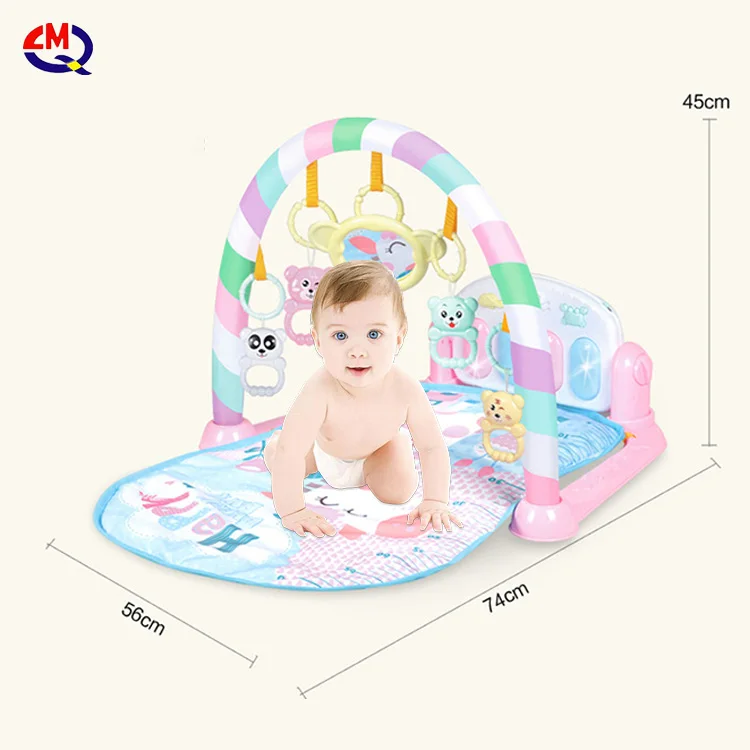
Non - toxic and Tasteless Baby Musical Education Puzzle Fitness Gym Soft and Comfortable Keyboard Play Mat with Piano Toys 