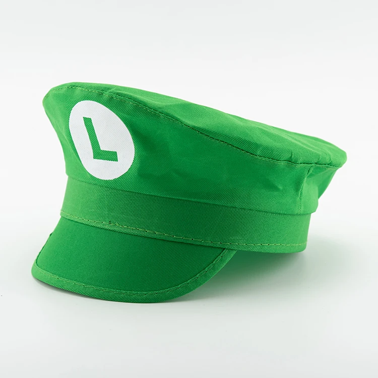 
Newest High Quality Fancy Dress custom Carnival Party Hat Anime Super Mario Bros Polyester Hat 
