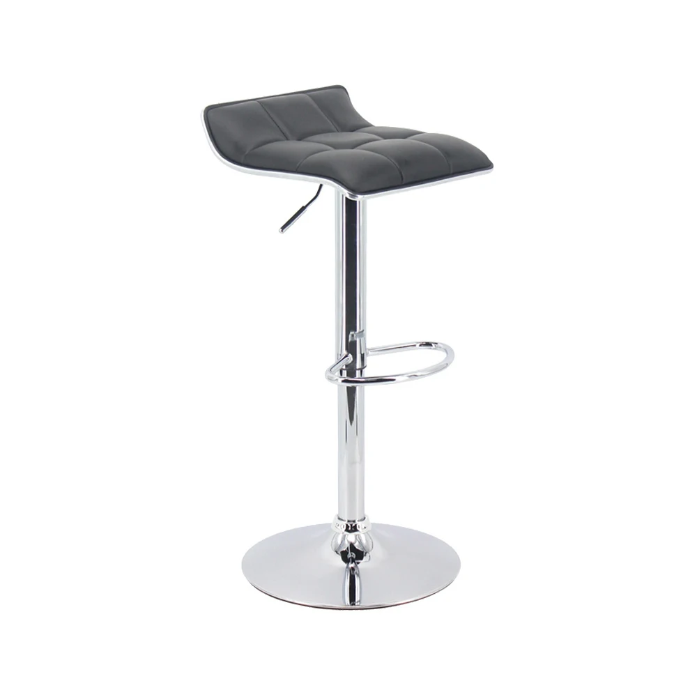 Dining Furniture PU Upholstered Bar Stools Public House Supplier Best Selling Durable Wholesale Cheap Swivel High Chairs