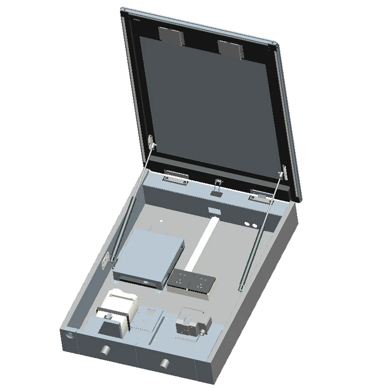 Commercial Illuminated Wall Mirror Vanity 2 Or 3 In 1 Tissue Box Hand Dryer Soap Dispenser Led Mirror Cabinet For Bathroom