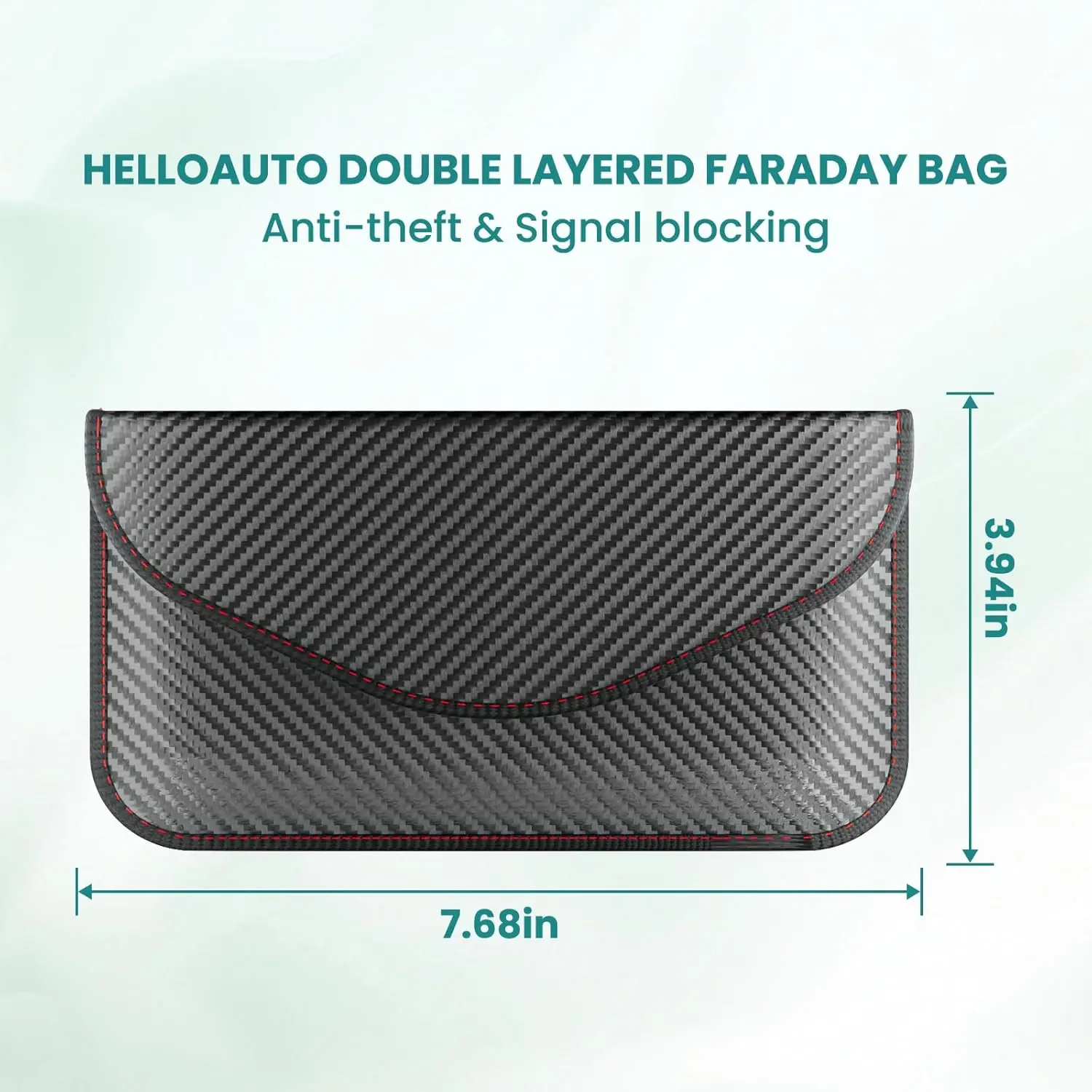 Fireproof Waterproof Fabric Key Signal Blocker Case Car Key Signal Blocker Rfid Signal Blocking Bag Key Protector