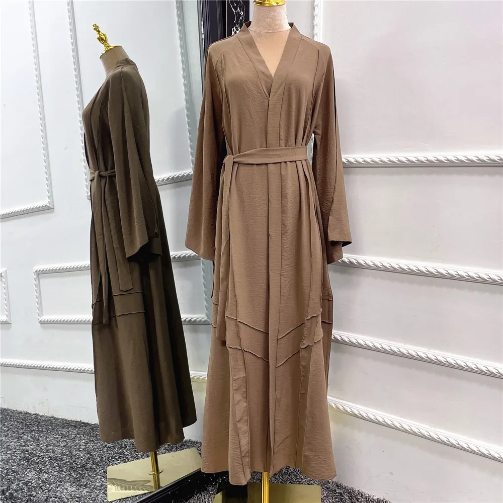 2024 US Dubai Muslim Dresses Kaftans Abaya Women Arab Islamic Clothing EID Dress Fancy Islamic Clothing