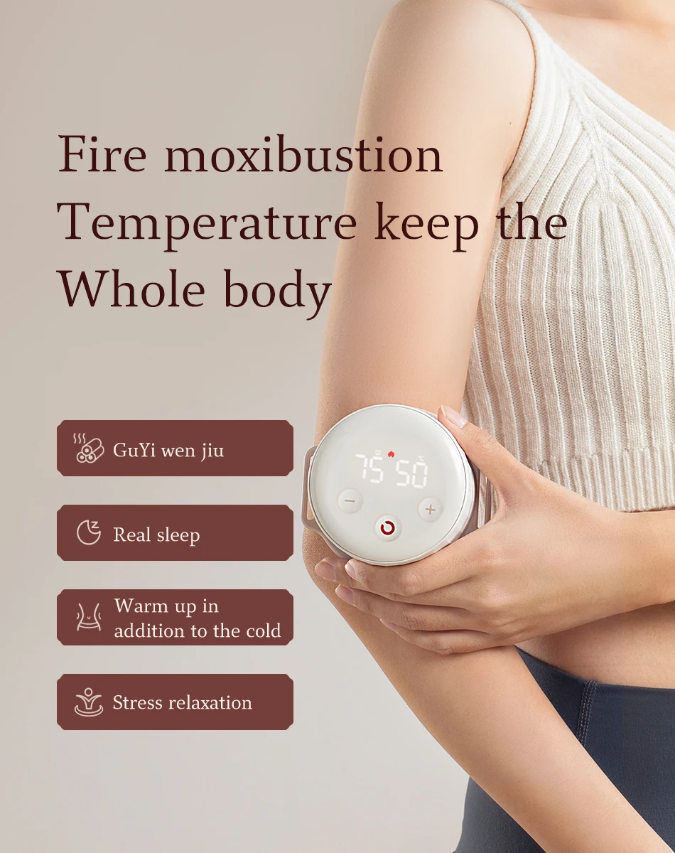 Techlove Portable Home Auto Ignition Beauty Salon Slight Smoke Equipments Of Traditional Chinese Medicine Moxibustion Box