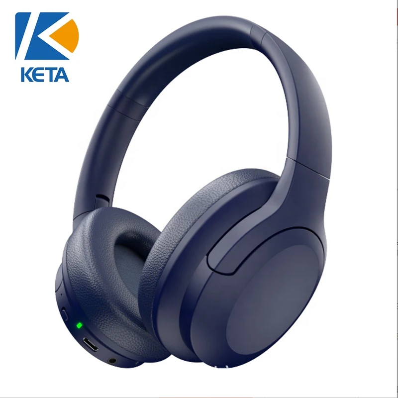 Universal Foldable light headband Deep Bass Hi-res sound audio wireless ANC headphones for ios and android